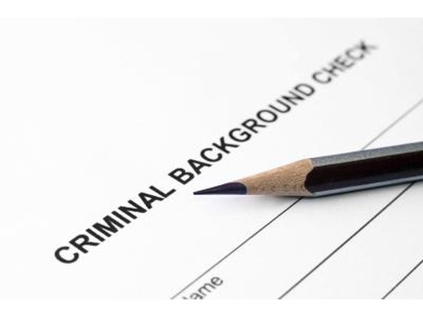 You will need to go through a background check before being hired for a driving position.