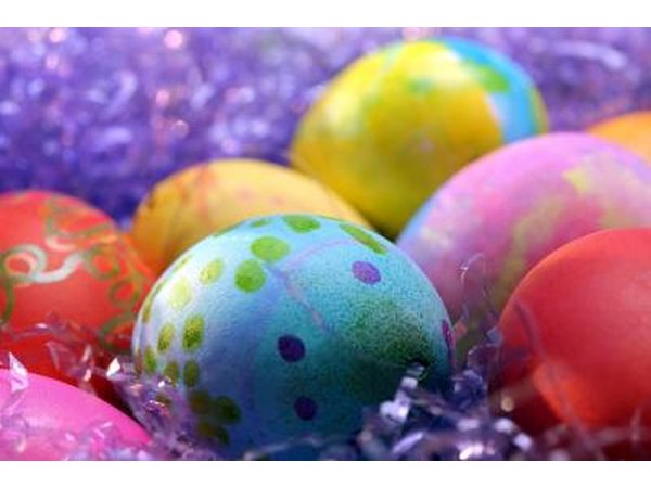 hard boiled easter eggs