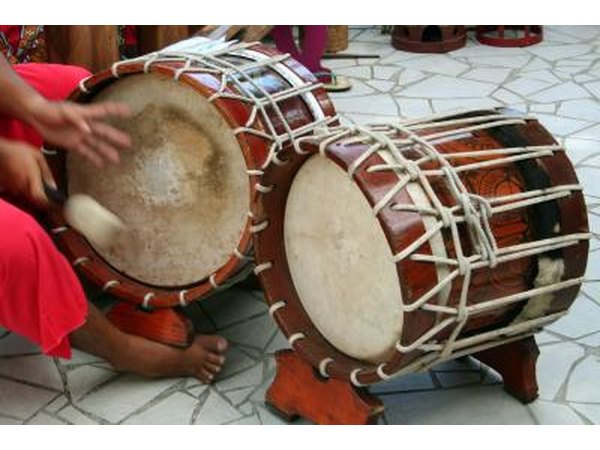 Traditional drums.