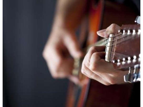 Blues guitar player
