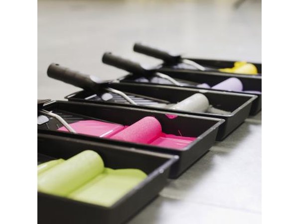 Imron paints can be applied by brush, rollers, or spray apparatus.