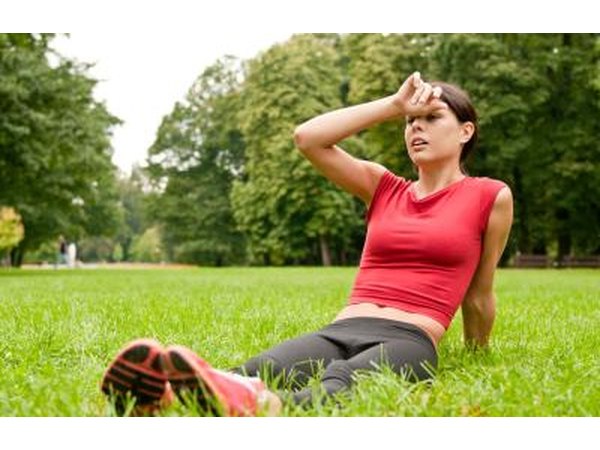 Sever fatigue during exercise may be a symptom of low blood pressure.