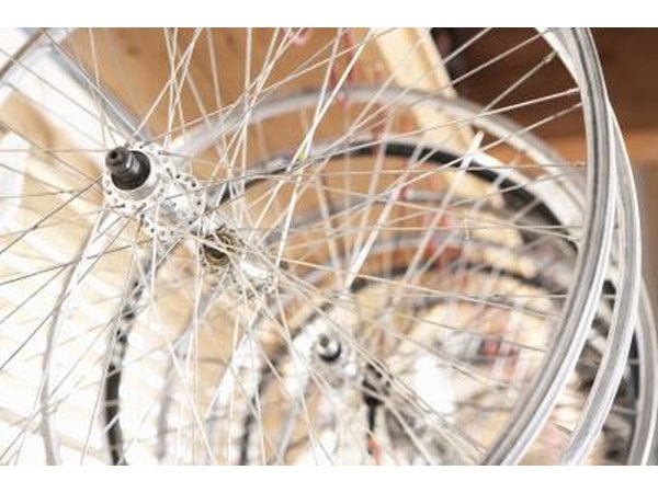 A wheel with fewer spokes makes for a faster bike.