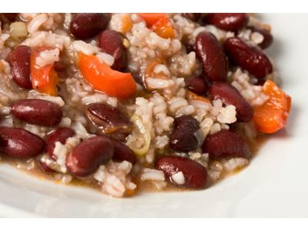 Beans and rice.