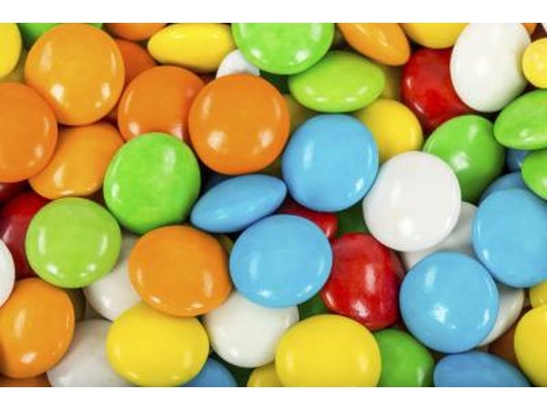 Candies, close-up view