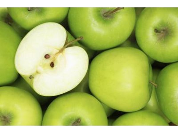 Fresh Granny Smith apples