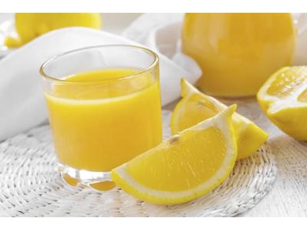 Lemon juice can help purge toxins from the liver.