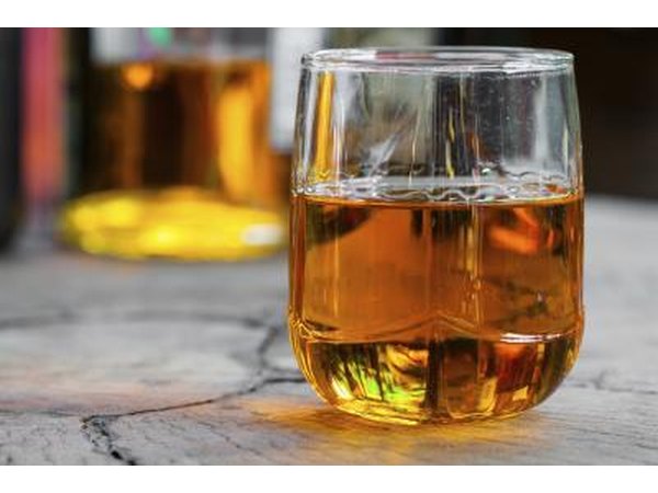 Glass of scotch