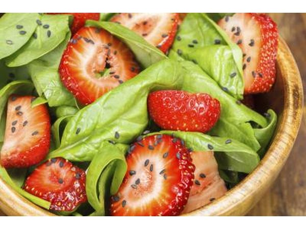 Vitamin K can be found in foods like spinach and kale.