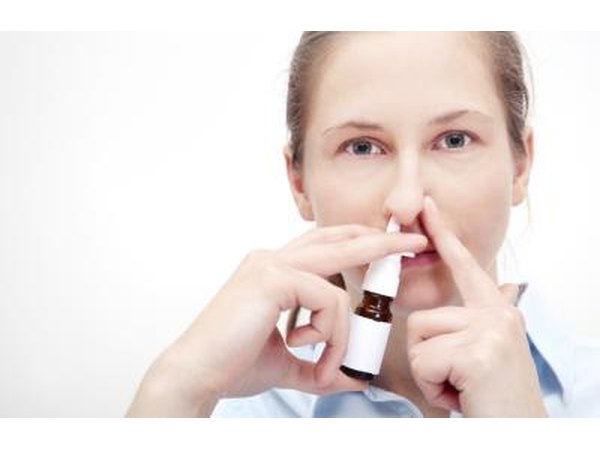 Saline drops may be effective.
