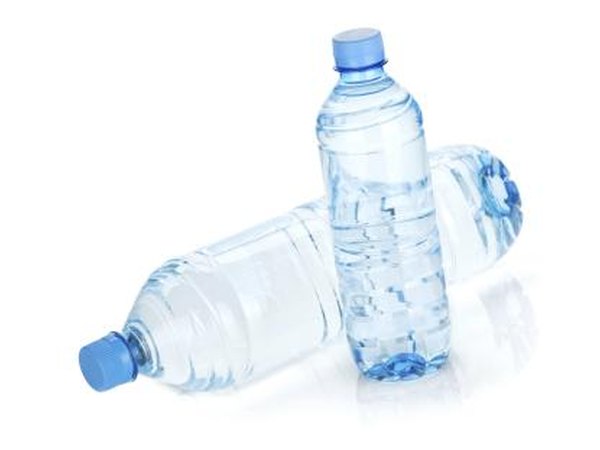 Bottles of water.