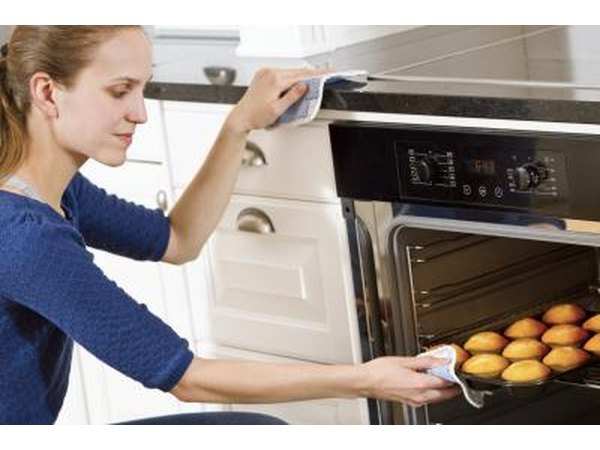 Baking times differ from pan to pan.