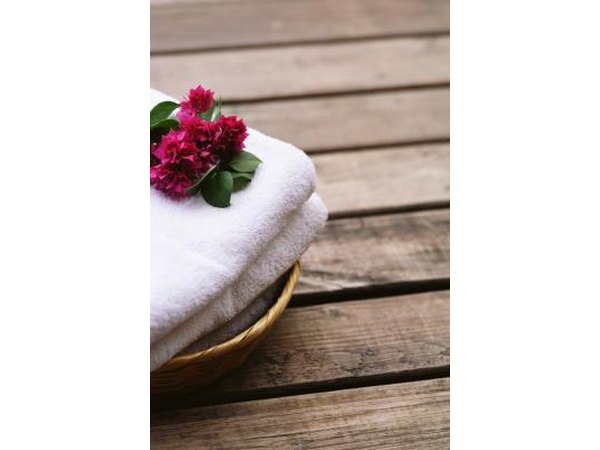 Top the basket with a flower as a symbol of feminine beauty.