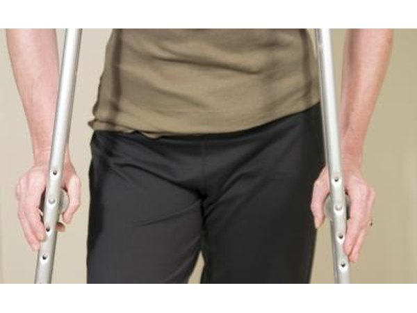 Use crutches if necessary.