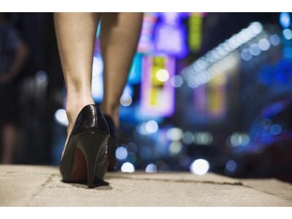 Wear high heels.