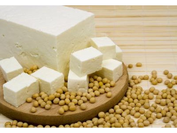 Soy beans and tofu