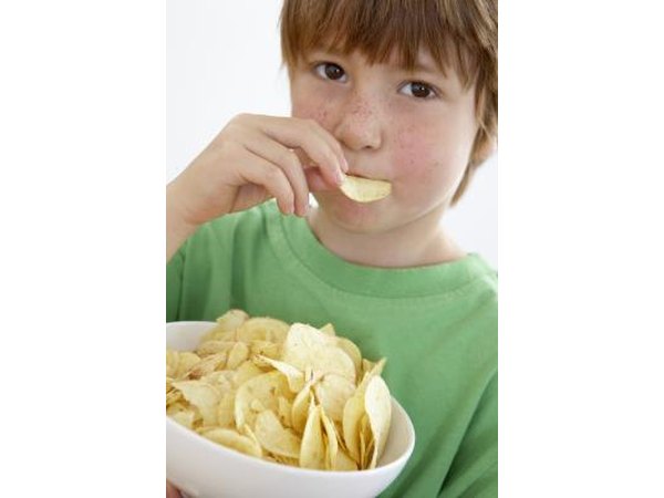 Eating chips