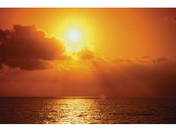 The sun is a continuous light source.