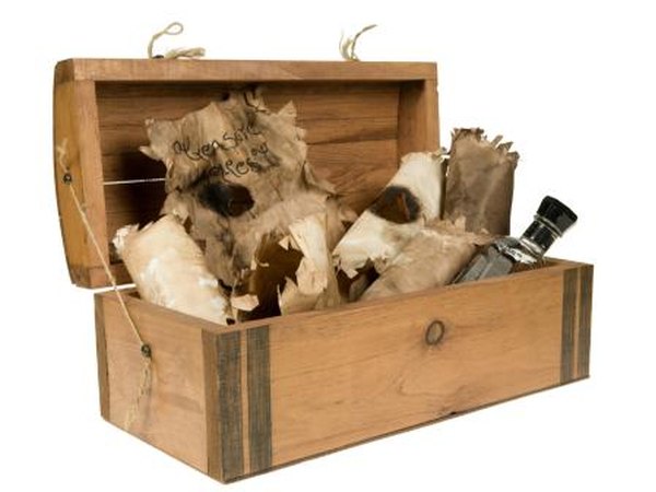 Cedar wood chest.