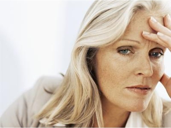 Woman with headache