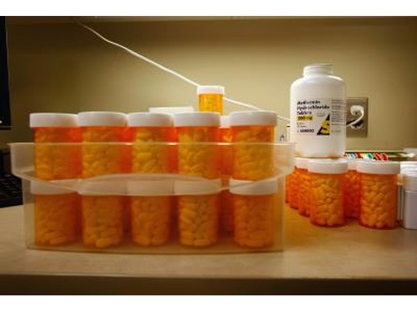 Diabetes medication awaiting distribution at a clinic