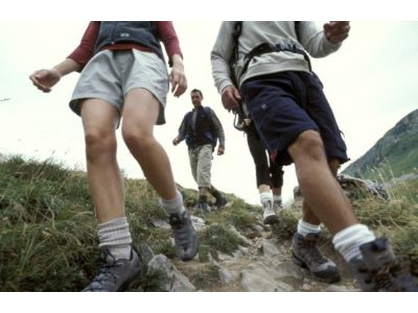 Friends on hike