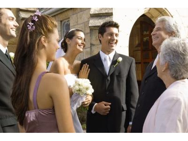 The grooms parents.