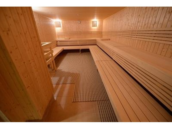 Sauna room in Los Angeles community center