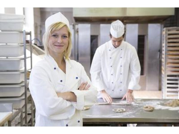 bakers in kitchen