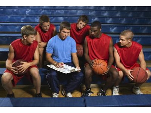 Man with team