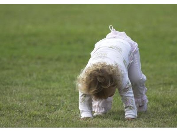 Toddler falling down