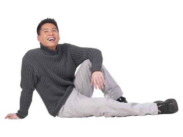 Khaki pants.