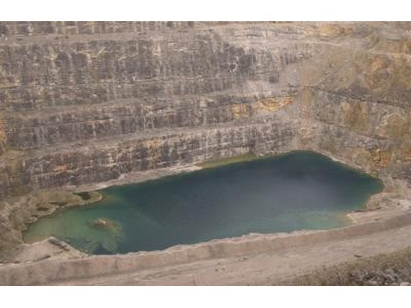 Quarrying wastes water.