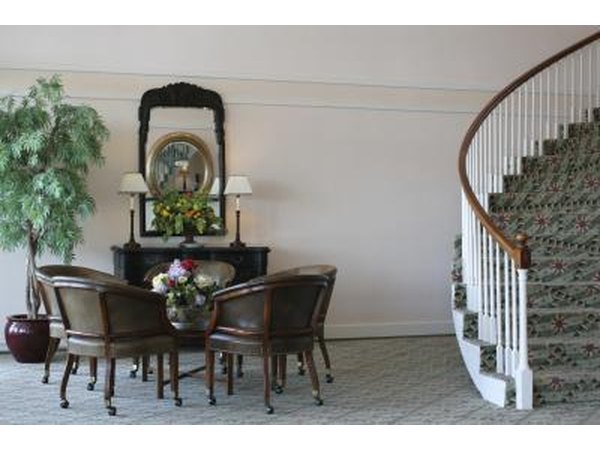 This type of staircase can look nice in a room.