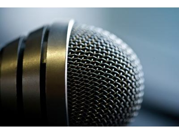 All singers need a microphone to project their voice.