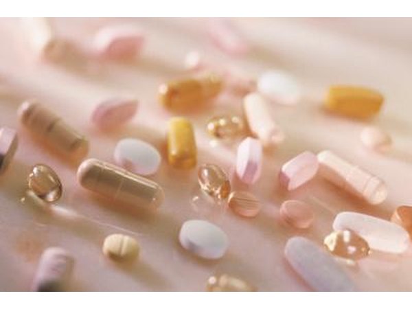 mix of vitamins and probiotics