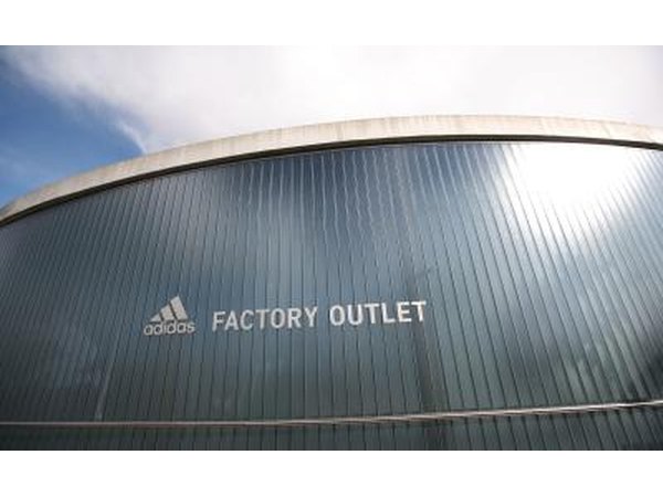 A Adidas factory outlet mall in Herzogenaurach, Germany