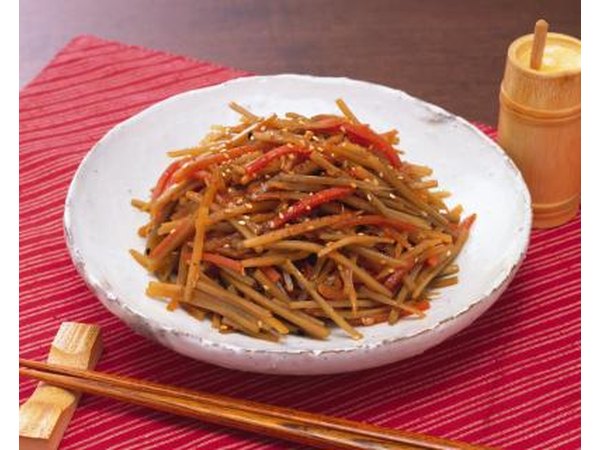 Burdock served with carrots.
