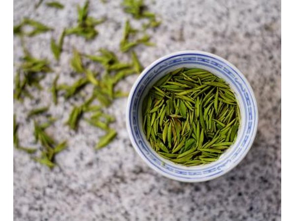 A cup of antioxidant rich green tea.
