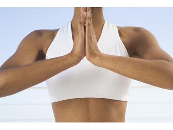 woman meditating