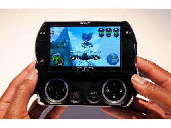 A Sony PSP Go