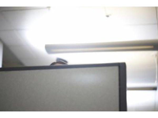 Fluorescent lighting.