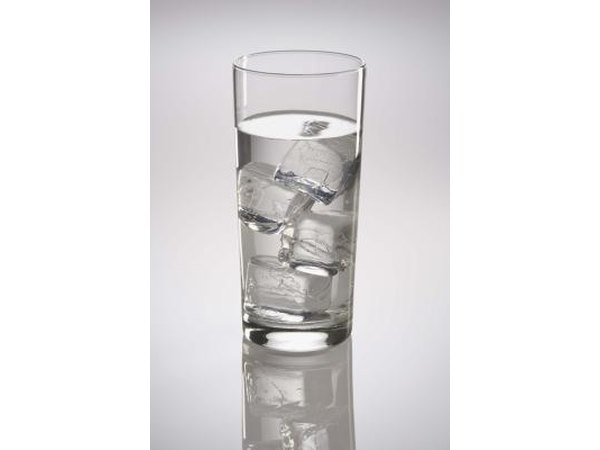Do not drink ice water close to performance time.