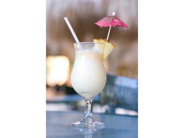 Pina Colada: Refreshment served under a tiny umbrella.