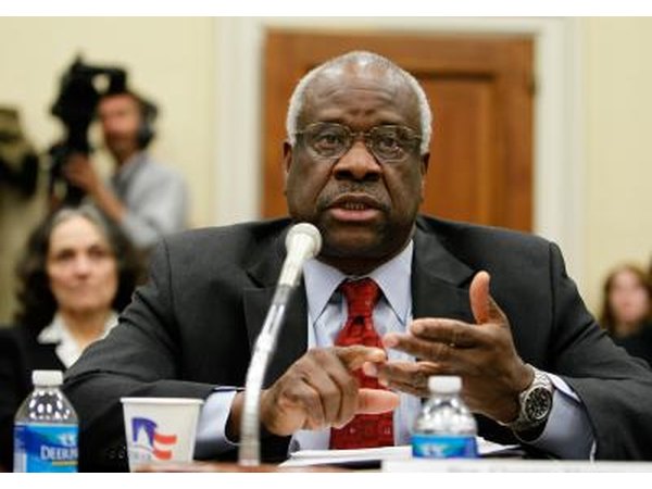 Supreme Court Justice Clarence Thomas is in an interracial marriage.