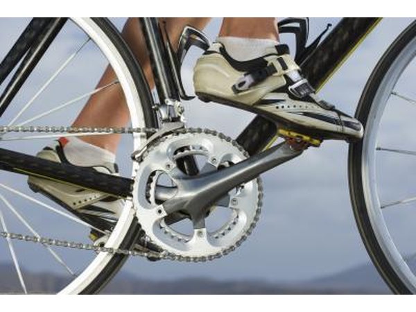 Put clips on your pedals to go faster.