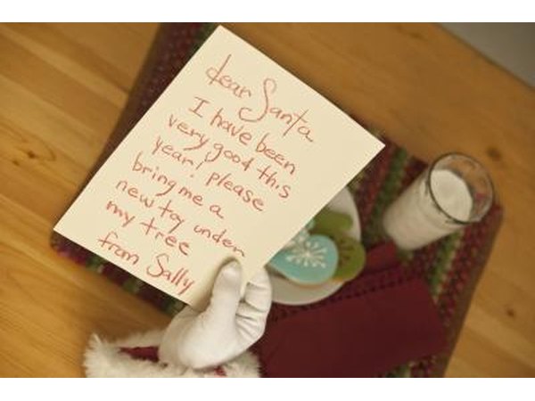 Have Santa write back.