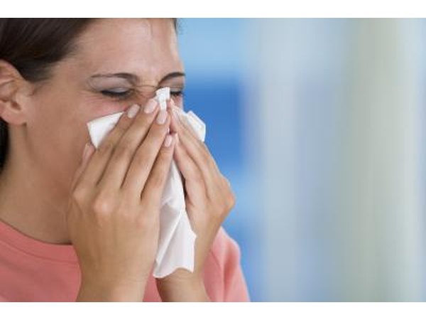 Chemical allergies may cause a runny nose.
