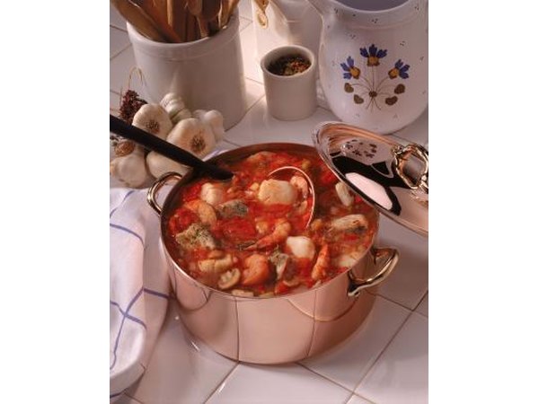 Shiny cookware can inspire her to create new dishes.