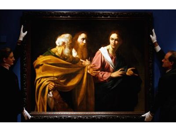 "the calling of Saints Peter and Andrew" by Caravaggio.